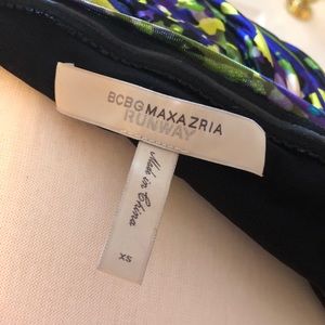 BCBG mesh sides dress